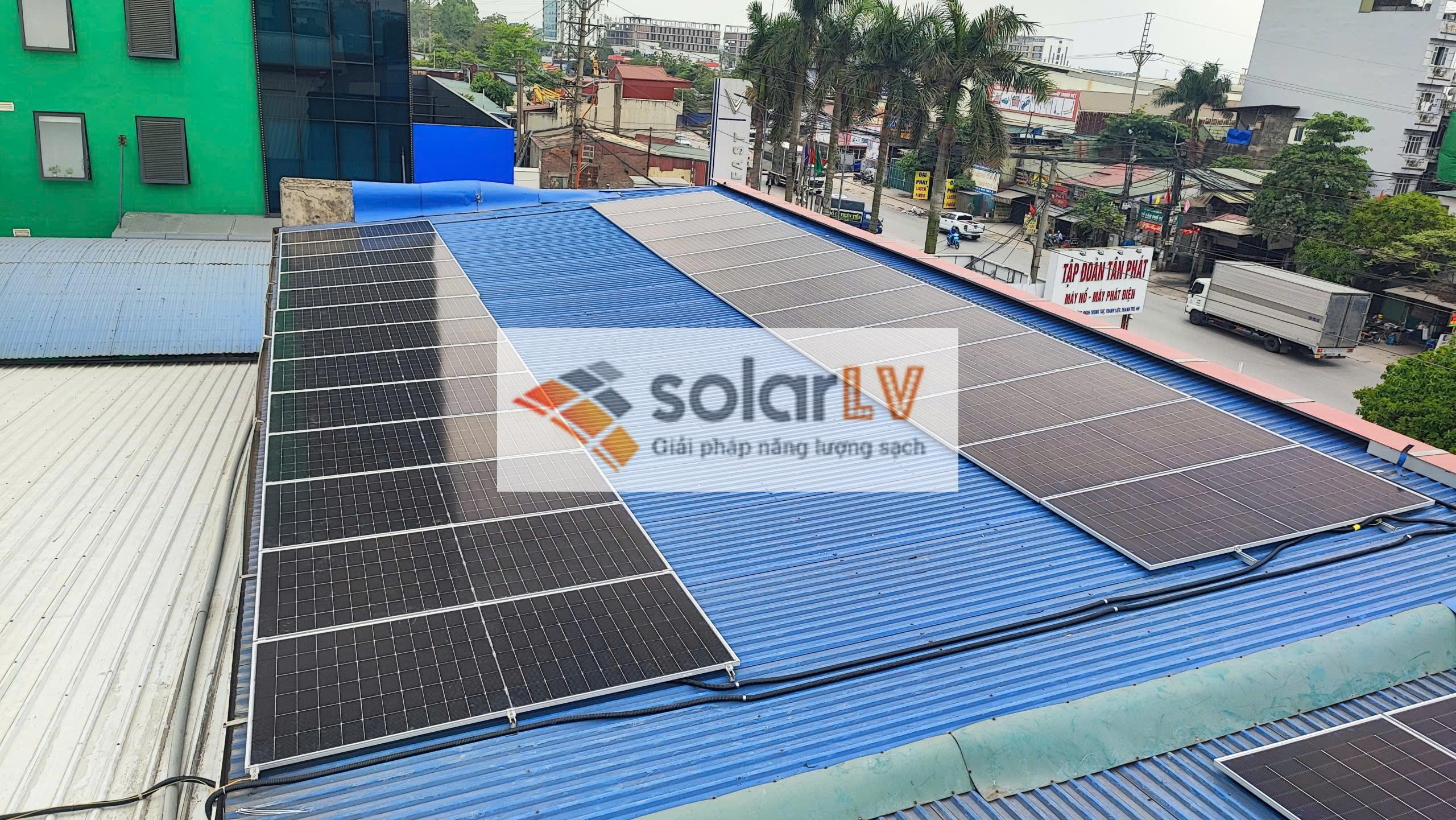 Thi Công Hệ Thống Điện Năng Lượng Mặt Trời 80kW Hòa Lưới 3 Pha Cho Nhà Xưởng Tại Thanh Liệt, Hà Nội