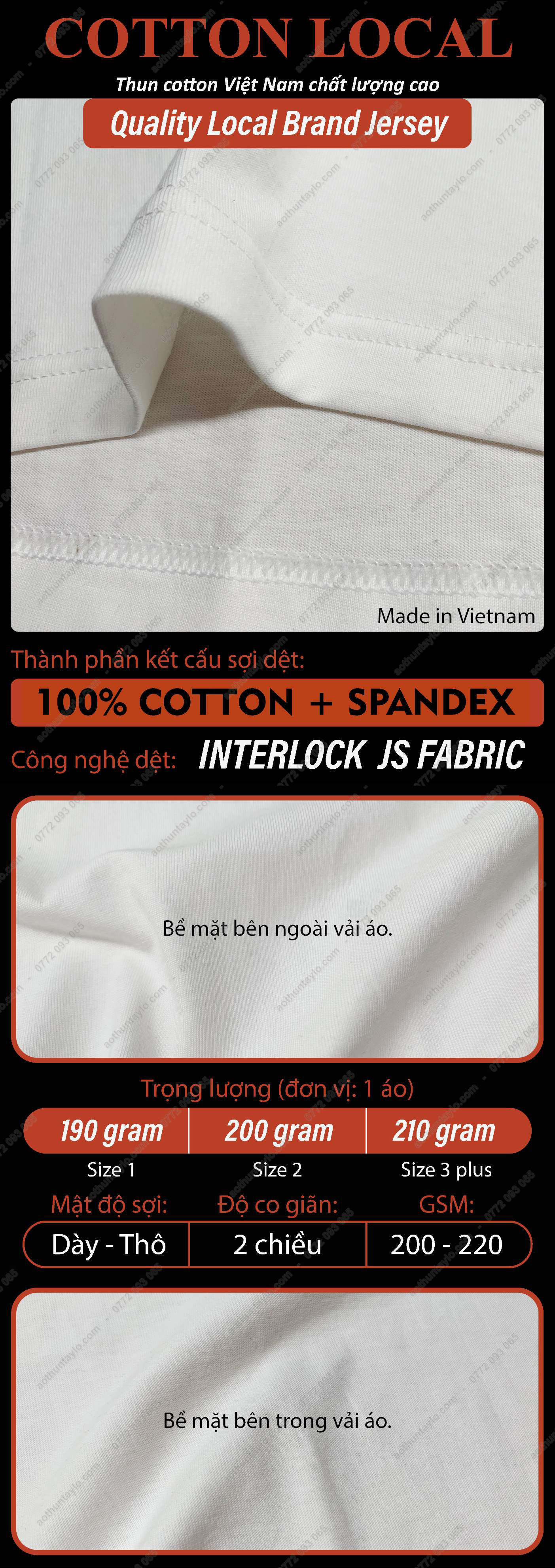 Xưởng May Chuyên Sỉ Áo Quần Phôi Trơn Unisex Streetwear Loccal Brands | Vải Thun 100% Cotton