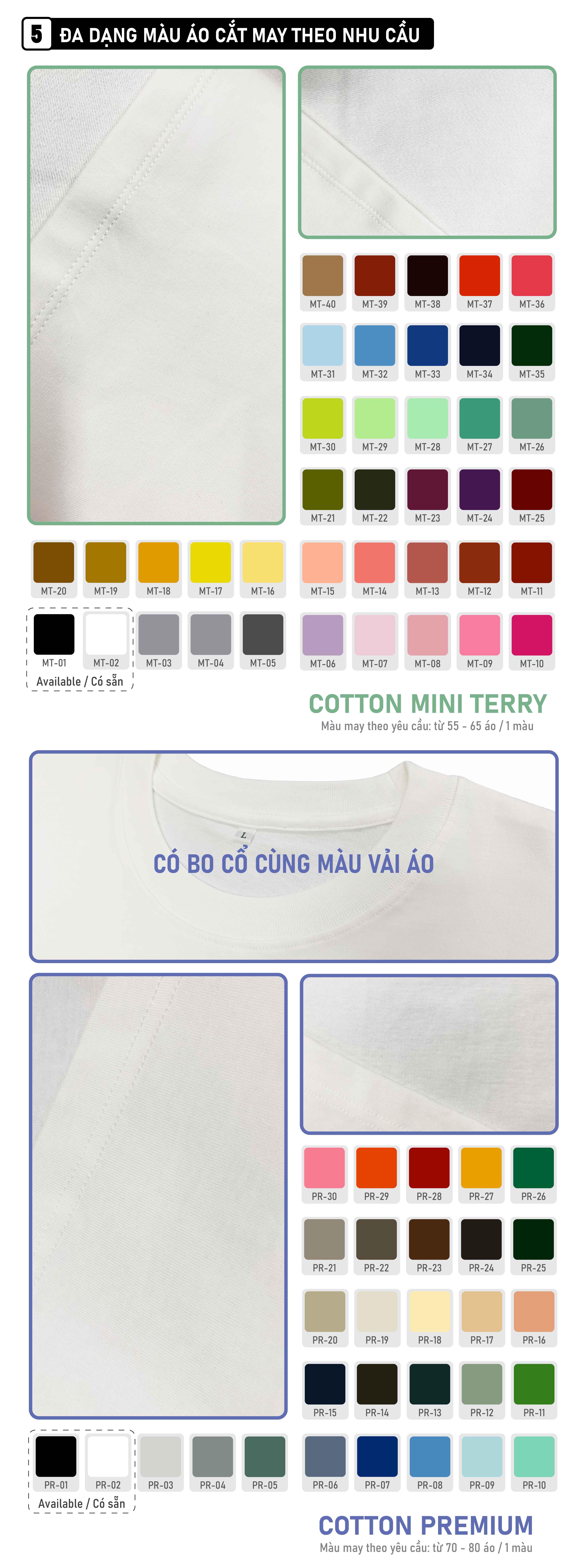 CƠ SỞ IN ÁO THUN TẠI TPHCM - TOP XƯỞNG ÁO THUN UNISEX GIÁ RẺ THENEWCOTTON