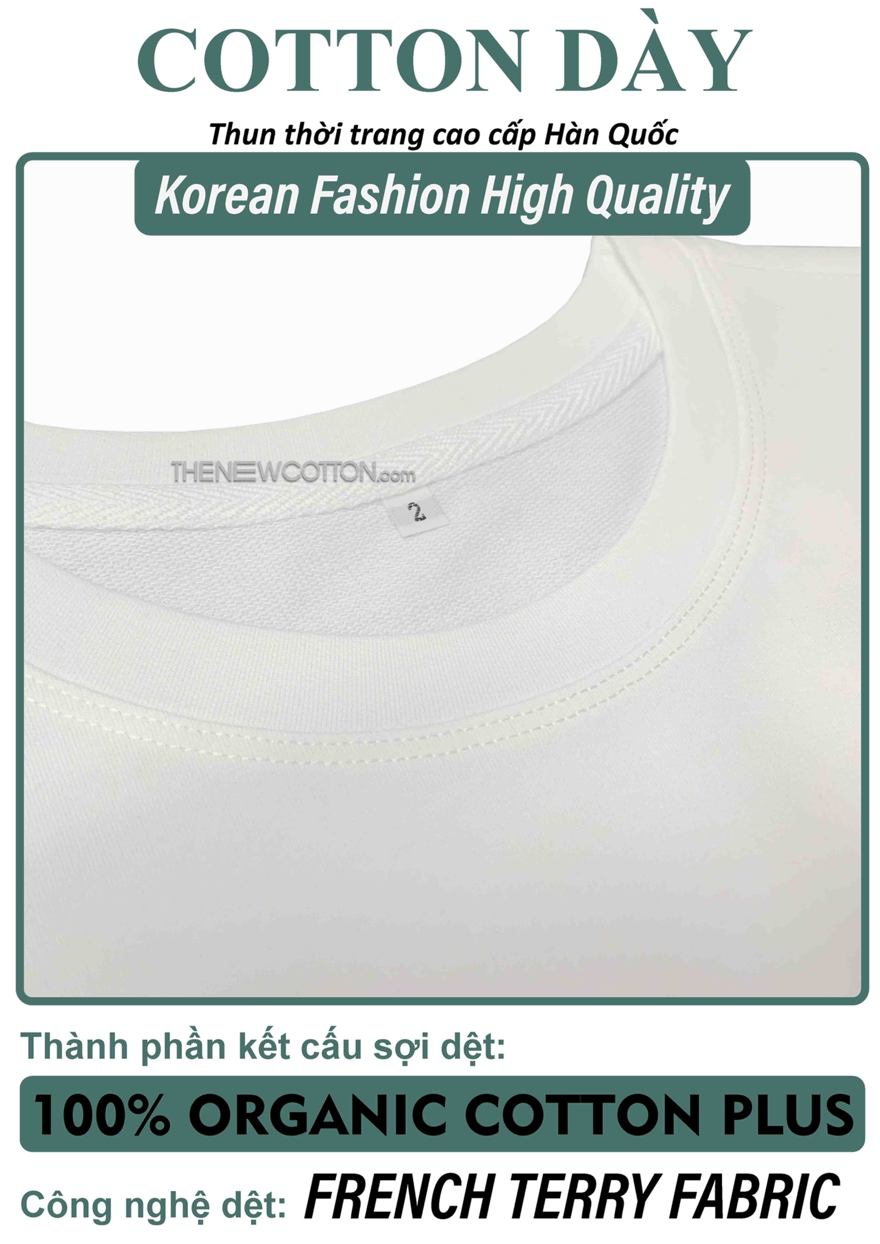 Chuyên Sỉ Phôi Áo Trơn x Vải Thun Frenh Terry Cotton Dày Xuất Khẩu (Hàn Quốc) | Xưởng Gia Công Local Brand Theo Yêu Cầu - TheNewCotton.com