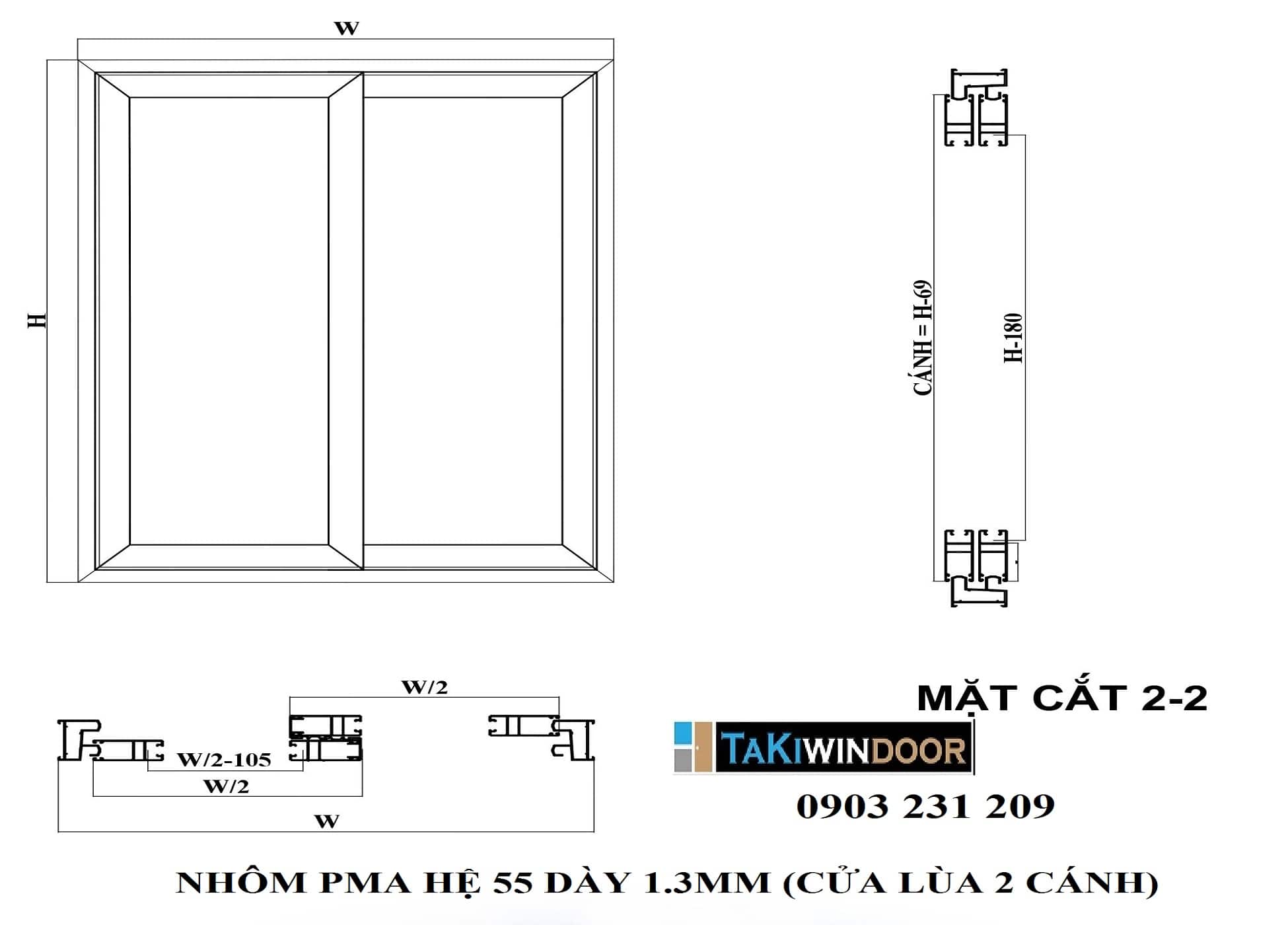 MẶT CẮT NHÔM PMA CHÍNH HÃNG NHẬP KHẨU VÀ HƯỚNG DẪN LÀM CỬA NHÔM PMA