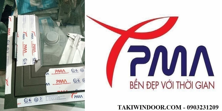 Nhôm hệ PMA với thiết kế rất đẹp