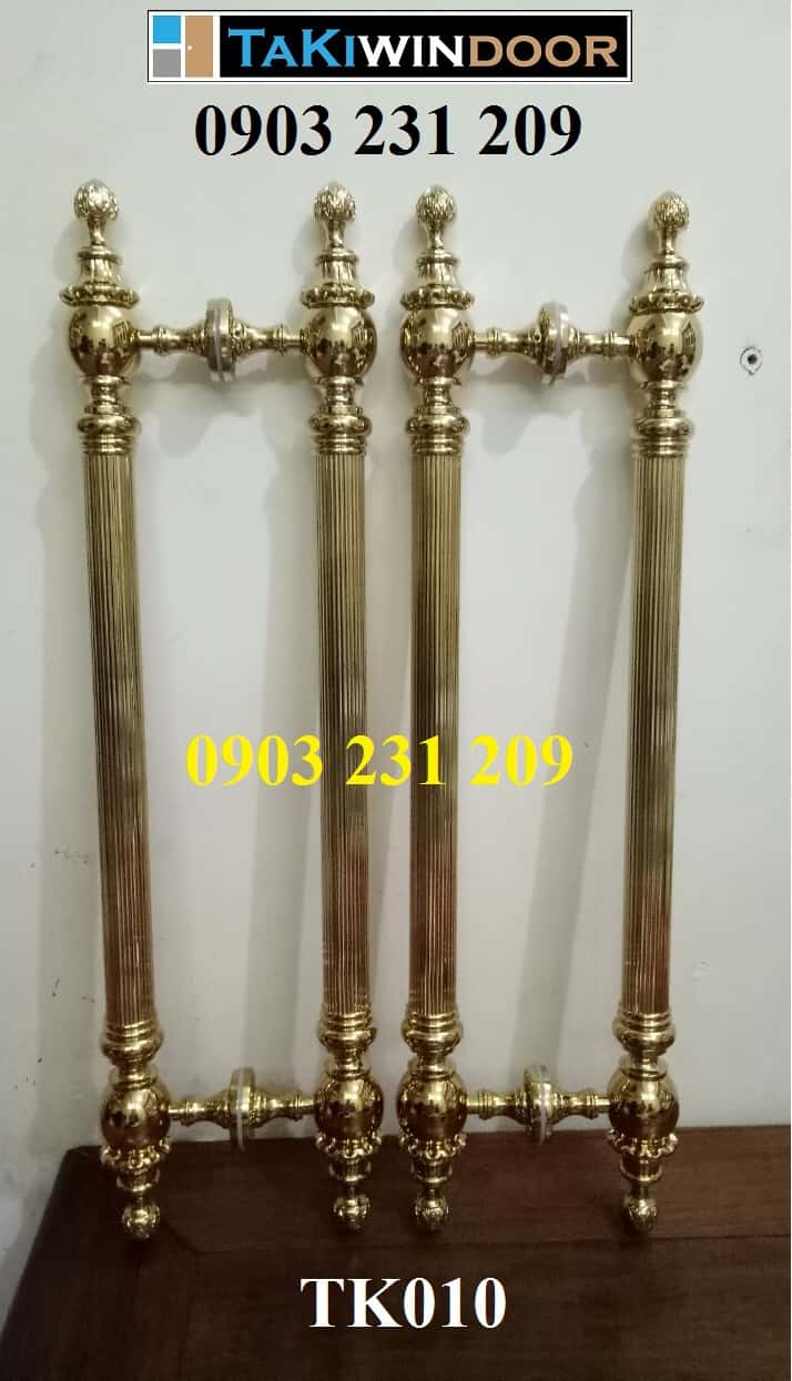 Tay nắm đồng mạ vàng TK010