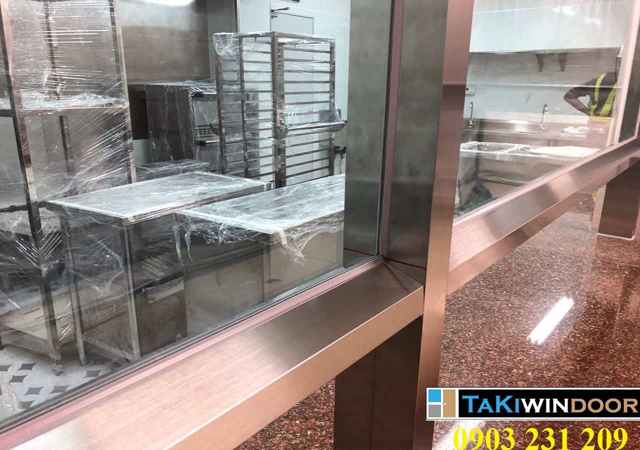 Thi công khung inox kính cường lực tại Bắc Ninh