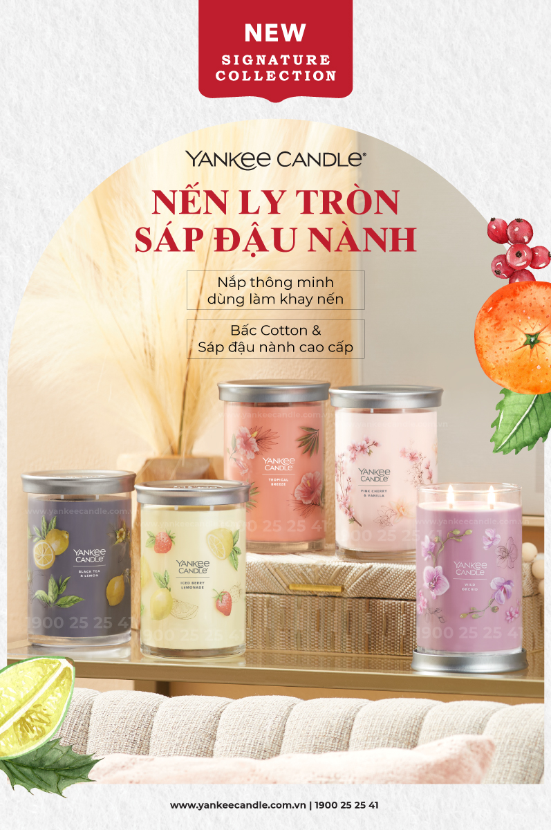 [NEW ARRIVAL] - BST NẾN LY TRÒN SÁP ĐẬU NÀNH SIGNATURE CANDLE