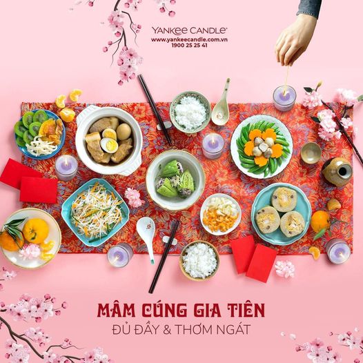 MÂM CÚNG GIA TIÊN ĐỦ ĐẦY & THƠM NGÁT VỚI NẾN THƠM MINI