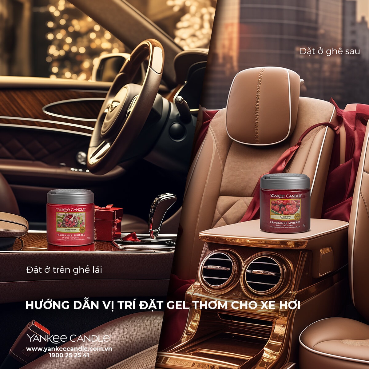 TINH DẦU DẠNG GEL - KHỬ MÙI & LÀM THƠM XE Ô TÔ