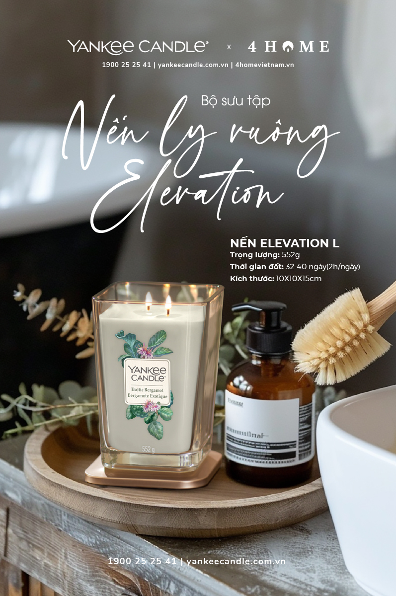 BST NẾN ELEVATION - LÀN HƯƠNG TINH TẾ CHO KHÔNG GIAN THƯ GIÃN