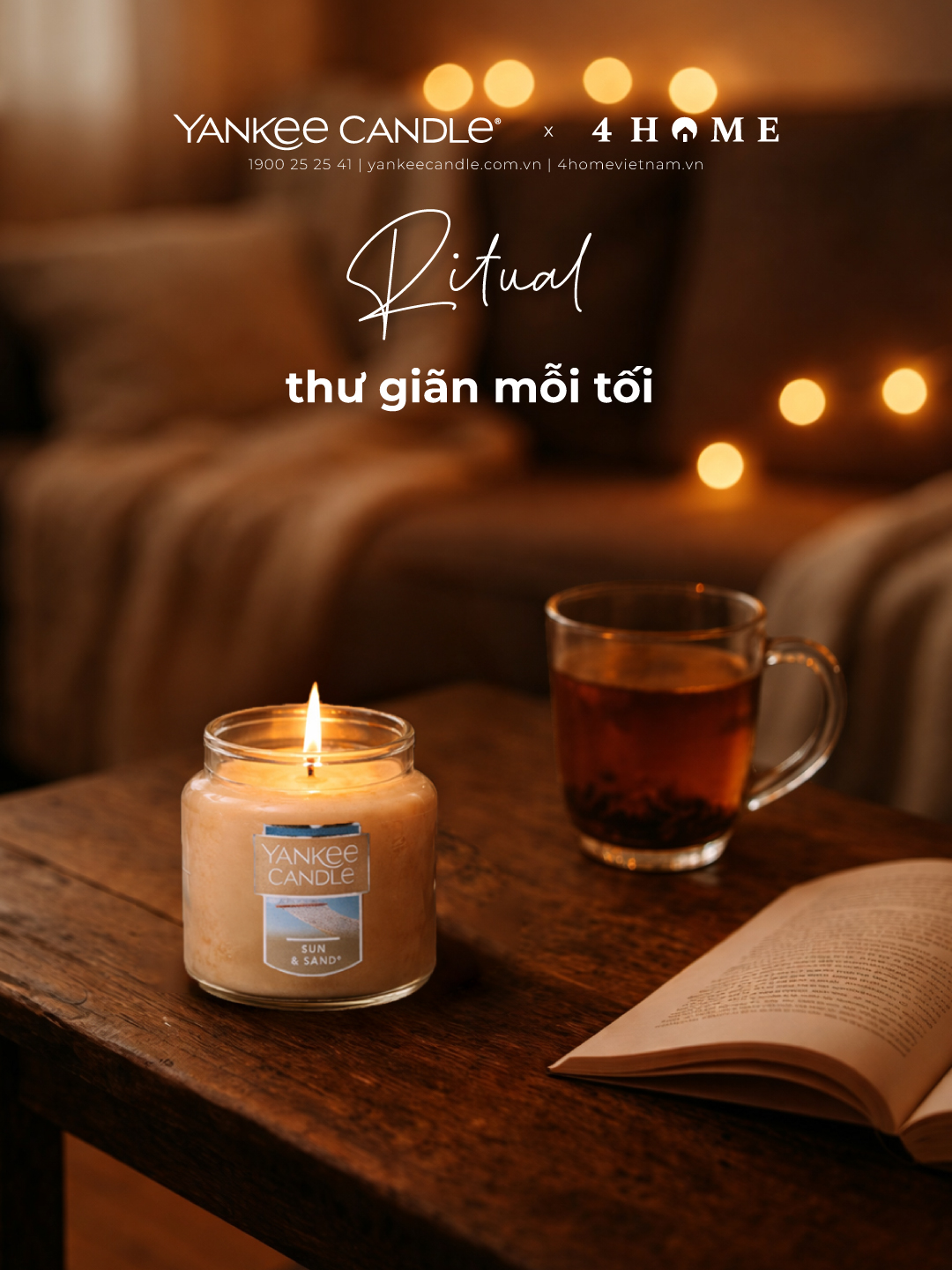 Ritual thư giãn mỗi tối — bắt đầu từ một ngọn nến nhỏ