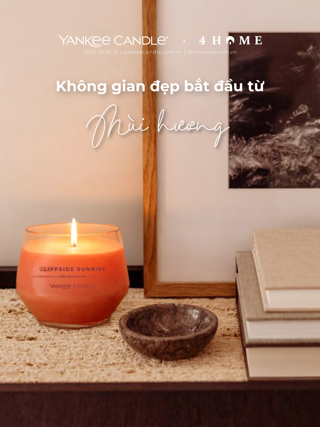 Không gian đẹp bắt đầu từ mùi hương