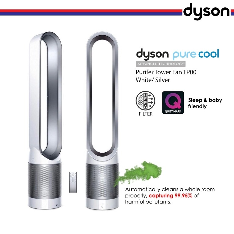 Quạt Không Cánh Kèm Lọc Không Khí Dyson Pure Cool Link TP00 | 9 MARKET