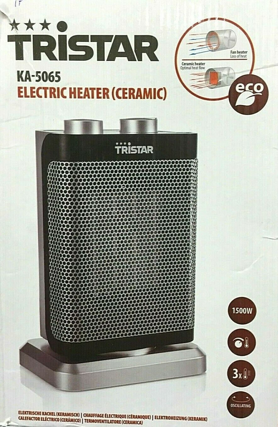 Tristar KA-5181: 2000 W - Protection anti-surchauffe - Facile à déplacer Tristar KA-5181: 2000 W - Protection anti-surchauffe - Facile à déplacer