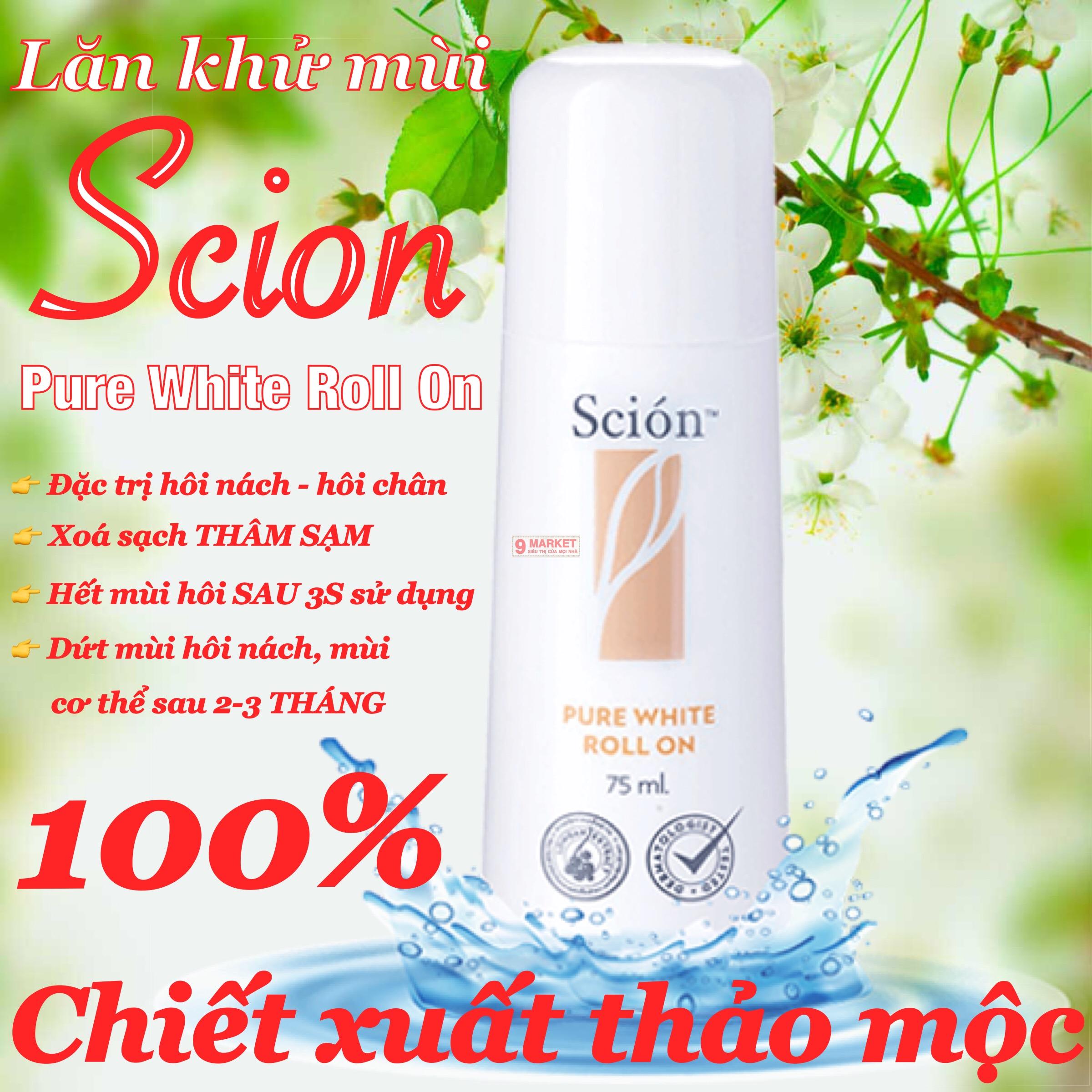 Lăn Khử Mui Scion Pure White Roll On 9 Market