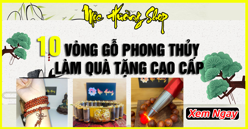 Top 10 Quà Tặng Độc Đáo Từ Vòng Gỗ Quý Phong Thủy