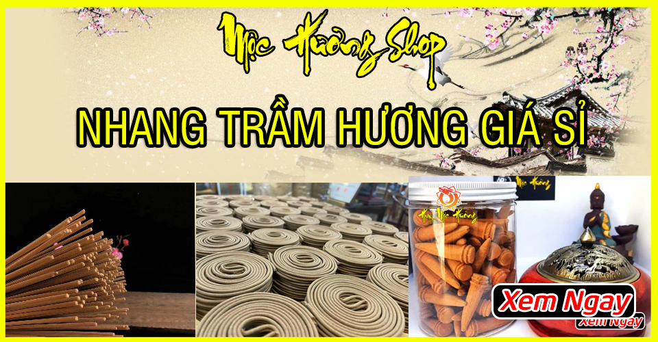 Nhang trầm hương giá sỉ tại xưởng - nụ trầm, nhang cây, nhang vòng Nhang trầm hương giá sỉ tại xưởng - nụ trầm, nhang cây, nhang vòng