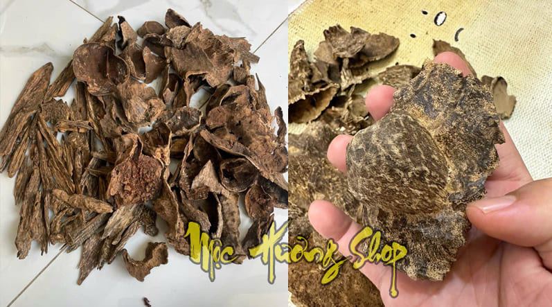 Miếng gỗ trầm hương việt nam hàng rục xông nhà