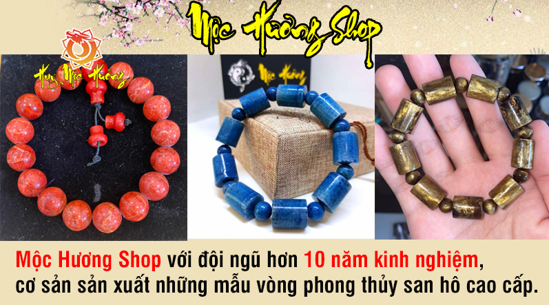 Vòng tay san hô tại Mộc Hương Shop