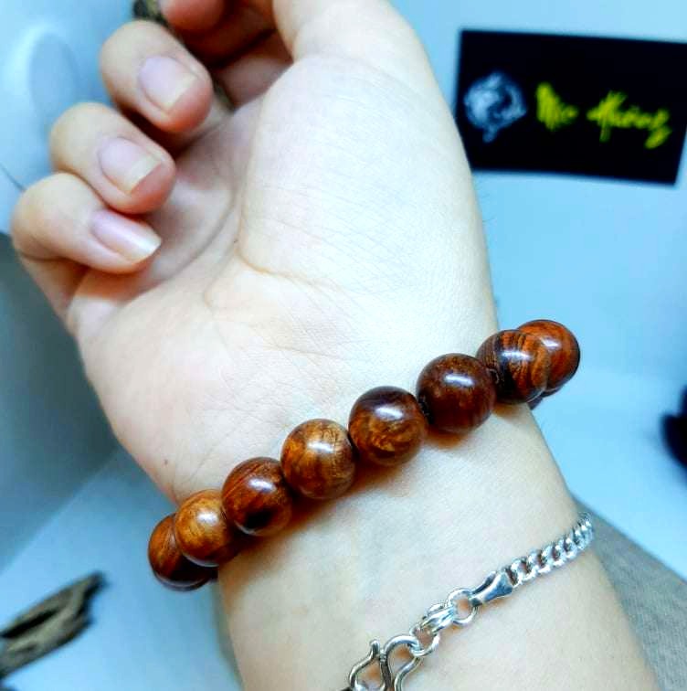 Vòng Gỗ Sưa Đỏ Quảng Bình Già Đen 300 Năm 10mm