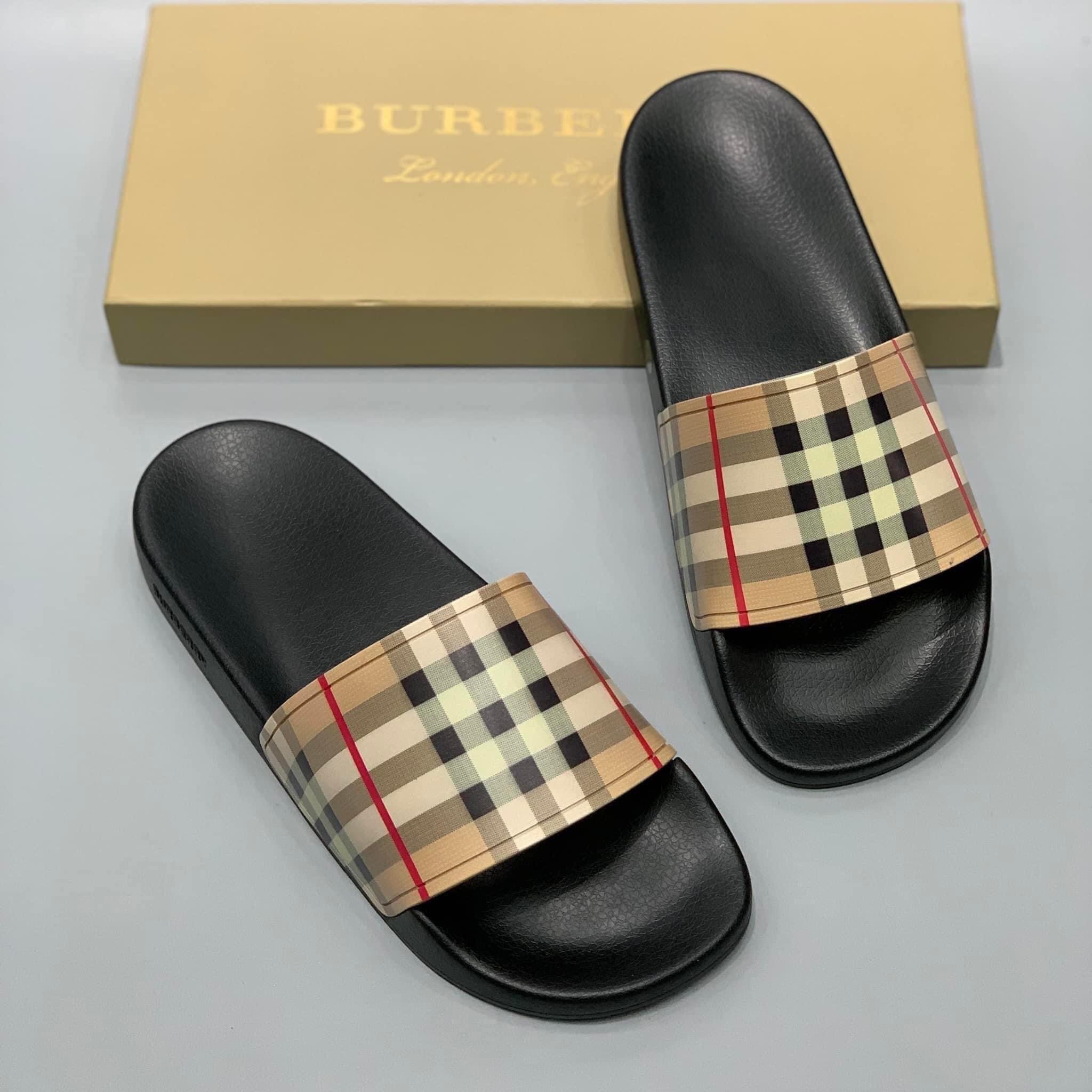 Dép lê quai ngang Burberry Original 2022 like Authentic | TANYA