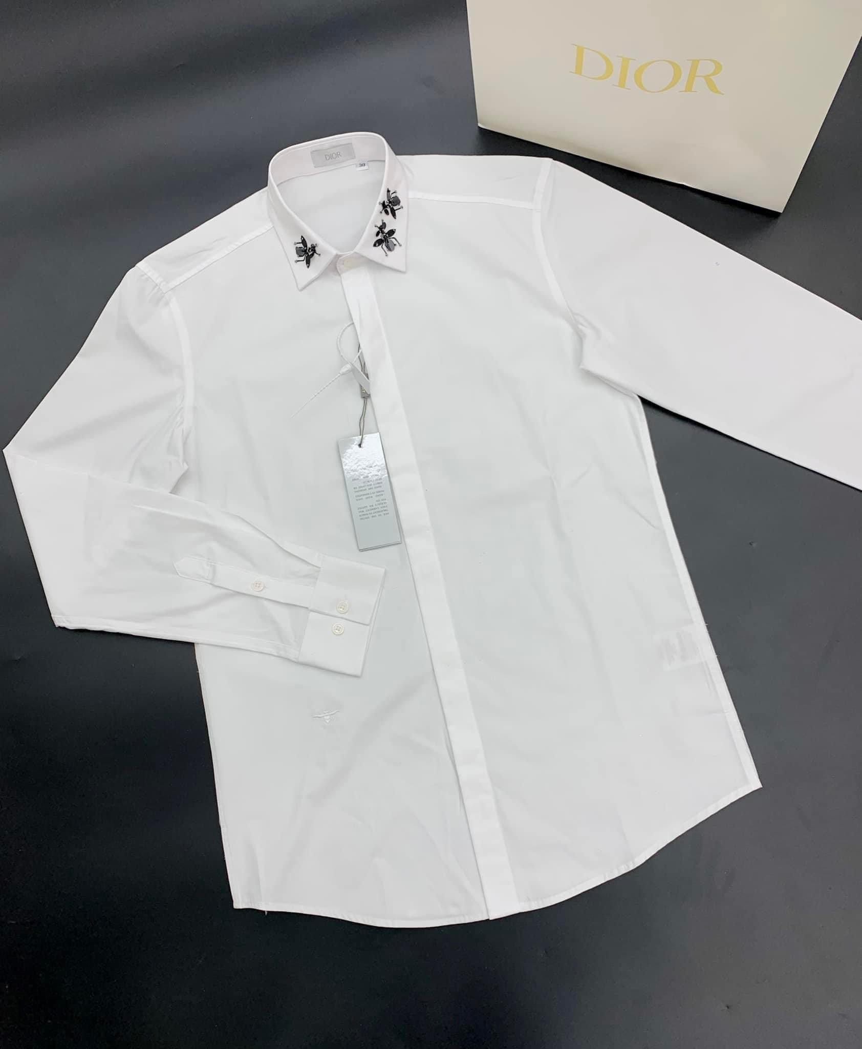 Mua Áo Sơ Mi Dior Homme Atelier Ribbon White Shirt Giá Tốt