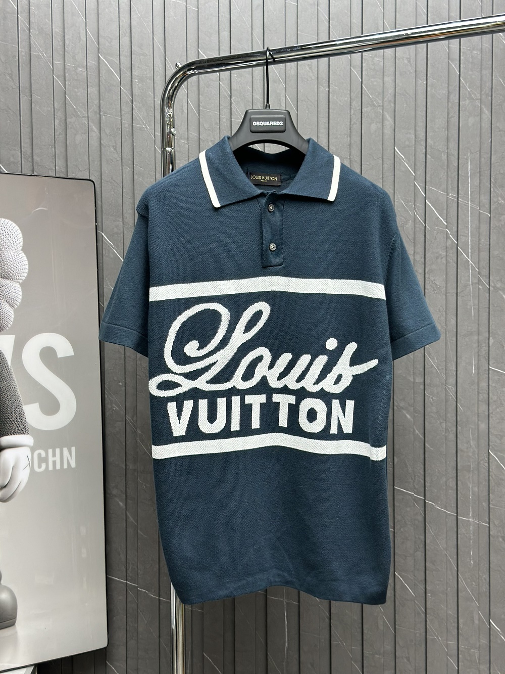 Áo polo Louis Vuitton Loang màu họa tiết hoa vân sọc viền cổ Like Auth 11 on web TANYA #48 Áo polo Louis Vuitton Loang màu họa tiết hoa vân sọc viền cổ Like Auth 11 on web TANYA