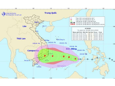 TIN ÁP THẤP NHIỆT ĐỚI TRÊN BIỂN ĐÔNG