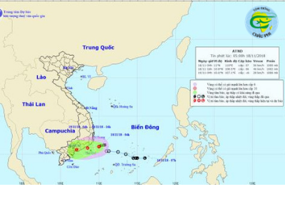 Tin mới nhất về cơn bão số 8: Đã suy yếu thành áp thấp nhiệt đới