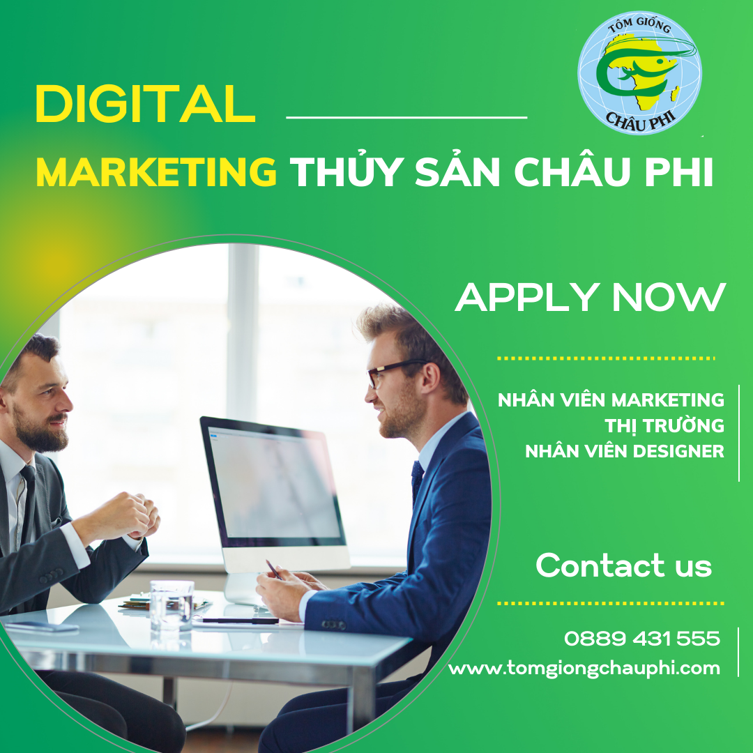 Công ty Thủy sản Châu Phi tuyển dụng nhân sự Marketing