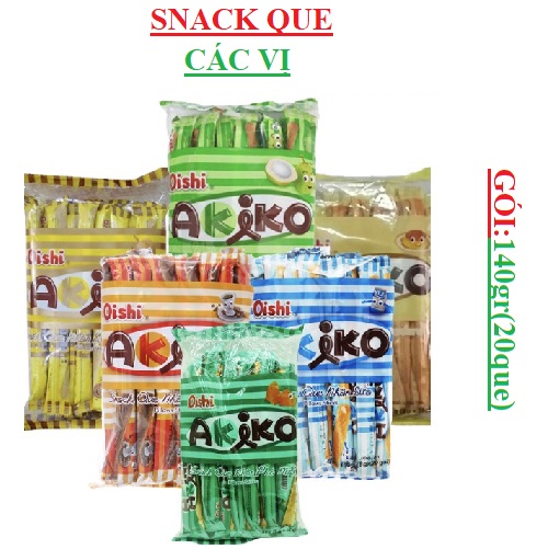 Bánh Snack Que Oishi Akiko gói (130-:-140)gr