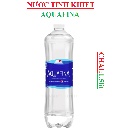 Nước uống đóng chai Aquafina can 1.5 lit