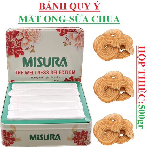 Bánh quy ITALY Misura The wellness selection honey and yogurt biscuits