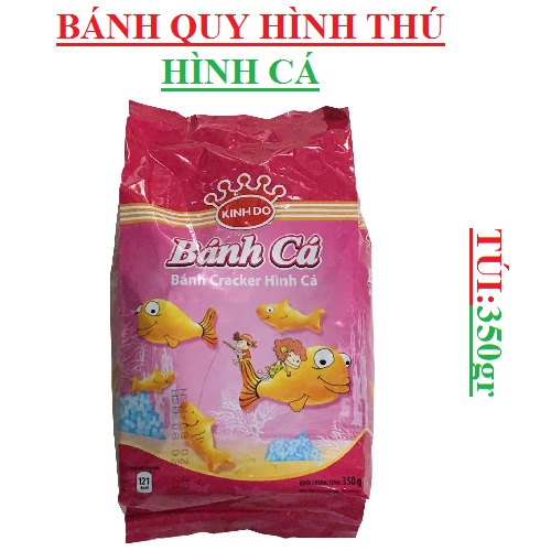 Bánh cracker kinh đô hình thú gói 350gr