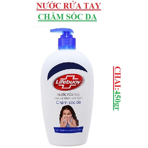 Nước rửa tay chai Lifebuoy  (420-:-520)gr