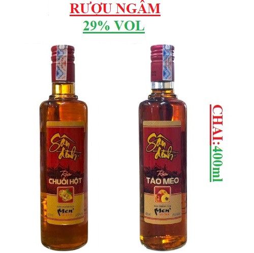 Rượu ngâm sân đình men modka 29.5% Vol chai 400ml