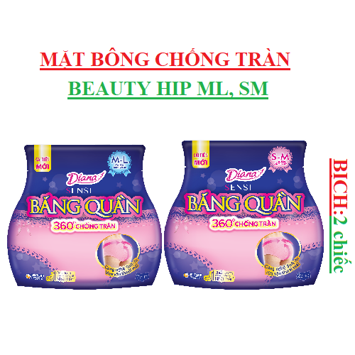 Băng quần mặt bông đêm chống tràn Diana beauty hip size ML2, SM2