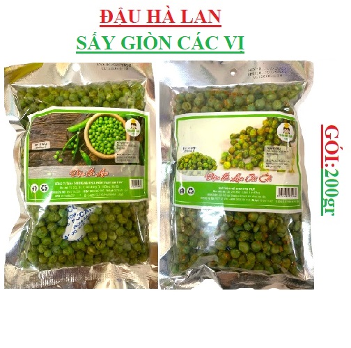Đậu Hà Lan sấy giòn nguyên vị Thanh Mai Phát gói 200gr