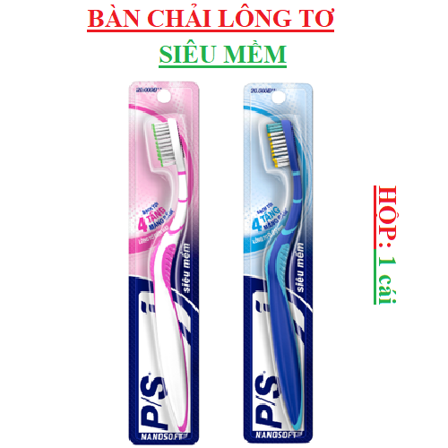 Bàn chải đánh răng P/S siêu mềm 4 tầng