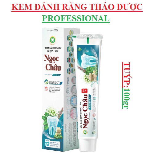 Kem đánh răng dược liệu chuyên gia Ngọc châu tuýp(95-:-105)gr