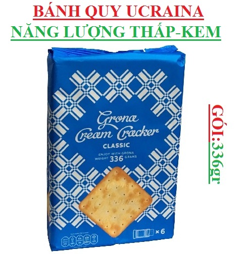 Bánh grona năng lượng thấp cream cracker classic ucraina
