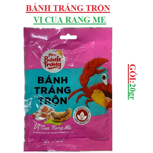 Bánh tráng trộn vina snack gói 20gr