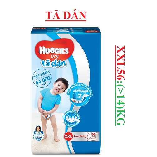 Tã dán hunggies XXL56 (>14kg)