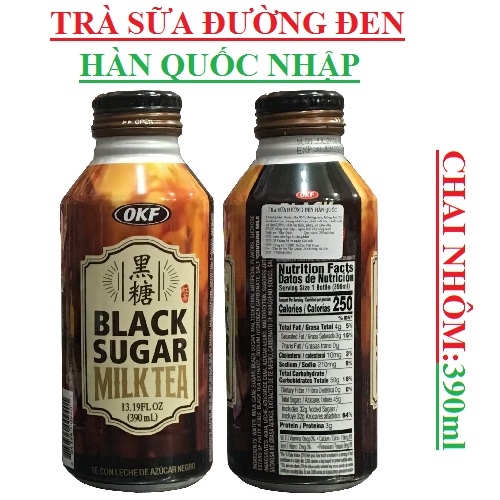 Trà sữa đường đen (Black sugar milk tea) Hàn quốc OKF