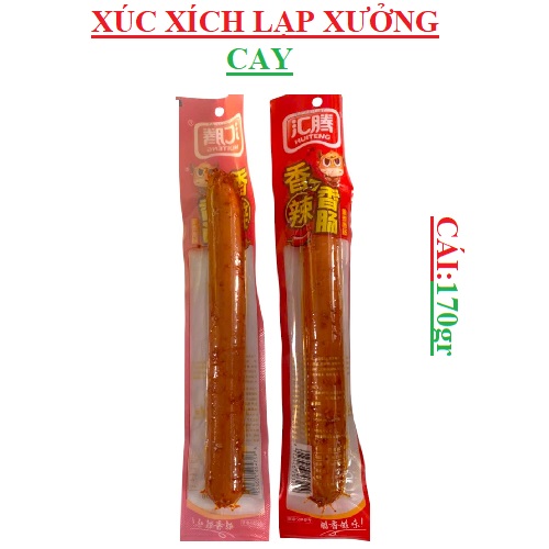 Xúc xích lạp xưởng cay đầu trâu huiteng cái 170gr