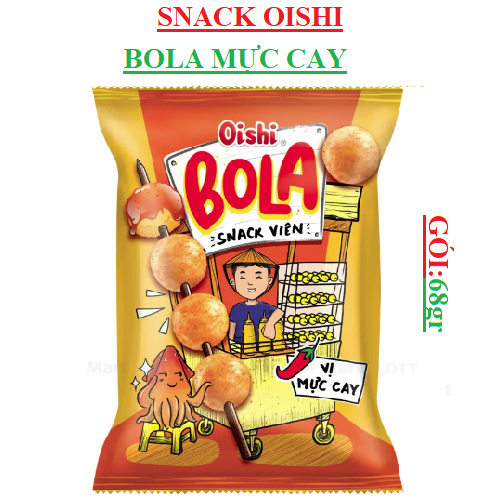 Snack bim bim viên oishi Bola gói to