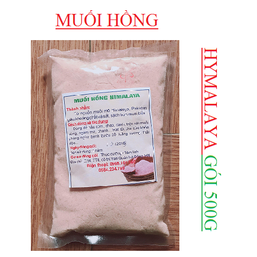 Muối hồng Himalaya gói 500g