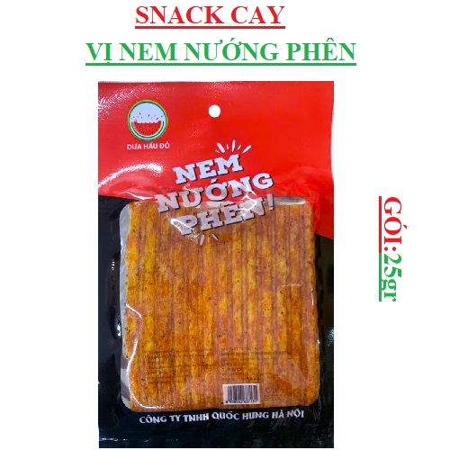 Snack caydưa hấu đỏ quốc hưng gói nhỏ