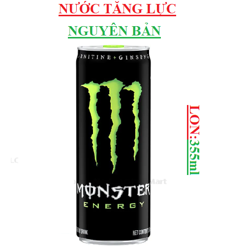 Nước tăng lực Monster lon (300-:-360)ml