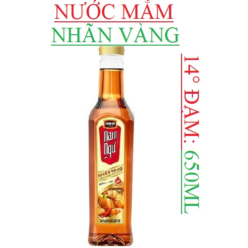 Nước mắm Nam Ngư Nhãn Vàng chai 650ml