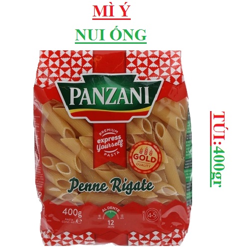 Mỳ Ý Nui ống sọc Penne rigate Pazani gói 400gr