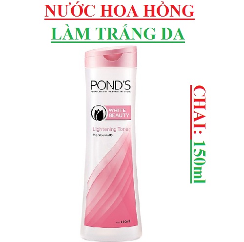 Nước hoa hồng làm trắng da Pond's chai 150ml